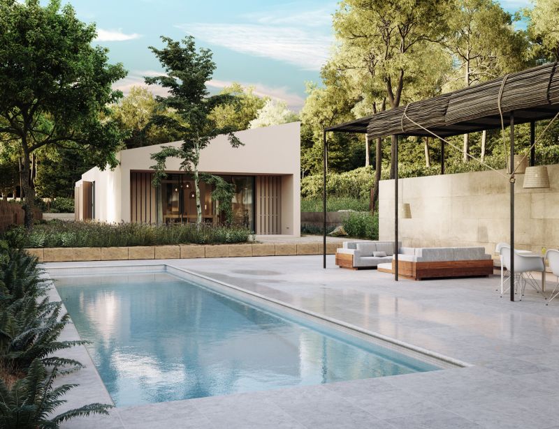 Products For Pool Area Concretings in use